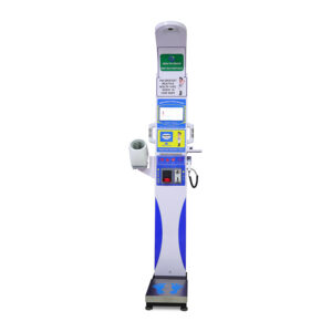 FAT MASS ,BLOOD PRESSURE METER LCD DISPLAY ELECTRONIC HEIGHT AND WEIGHT SCALE (Model DHM-15A)