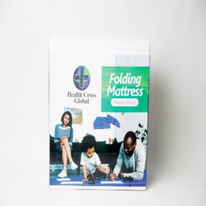Health Cross Global Folding Mattress - Portable Tri-Fold Mattress (Model HC-FM01)
